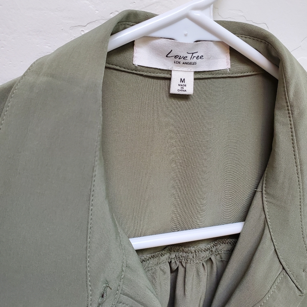 Army Green Romper - Picture 4 of 6